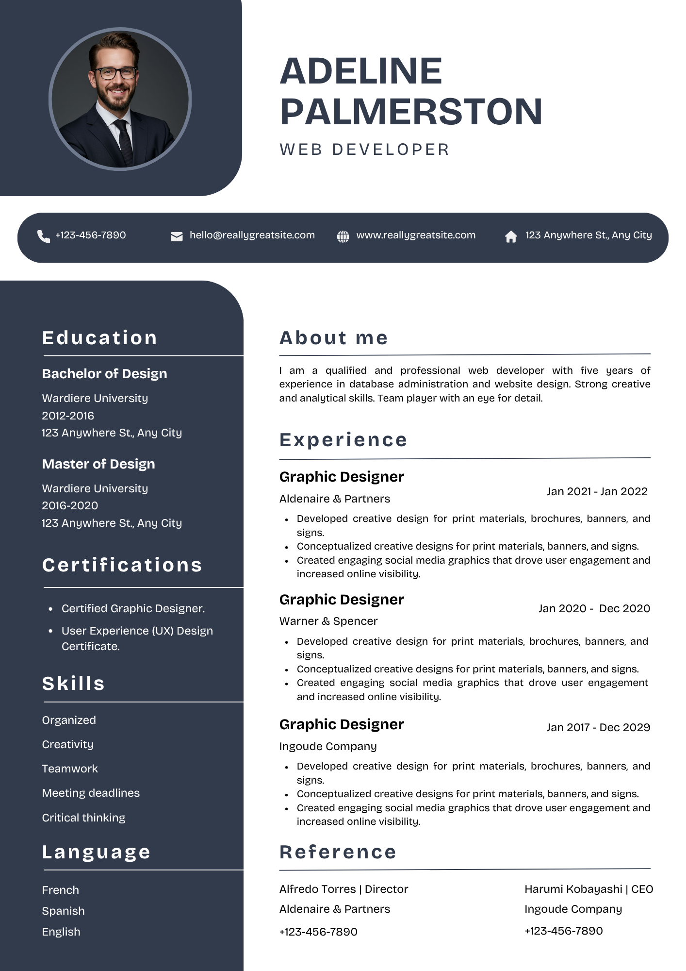 CV Template 2