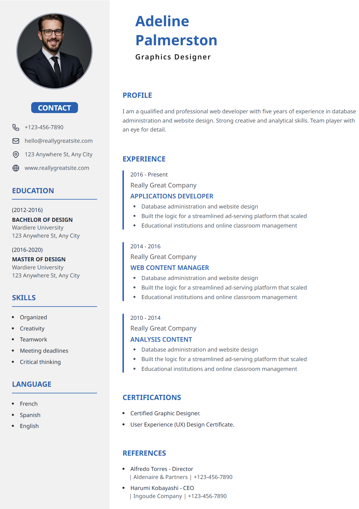 CV Template 3