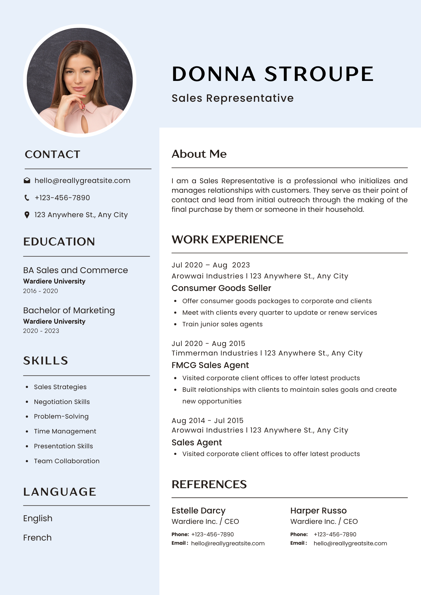 CV Template 5
